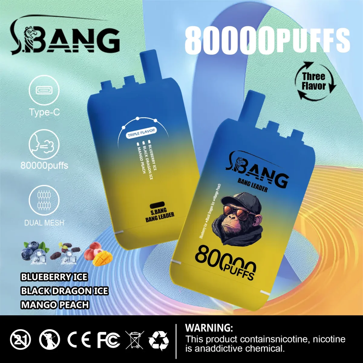Bang Leader 80K PUFFS 3in1 - Image 3