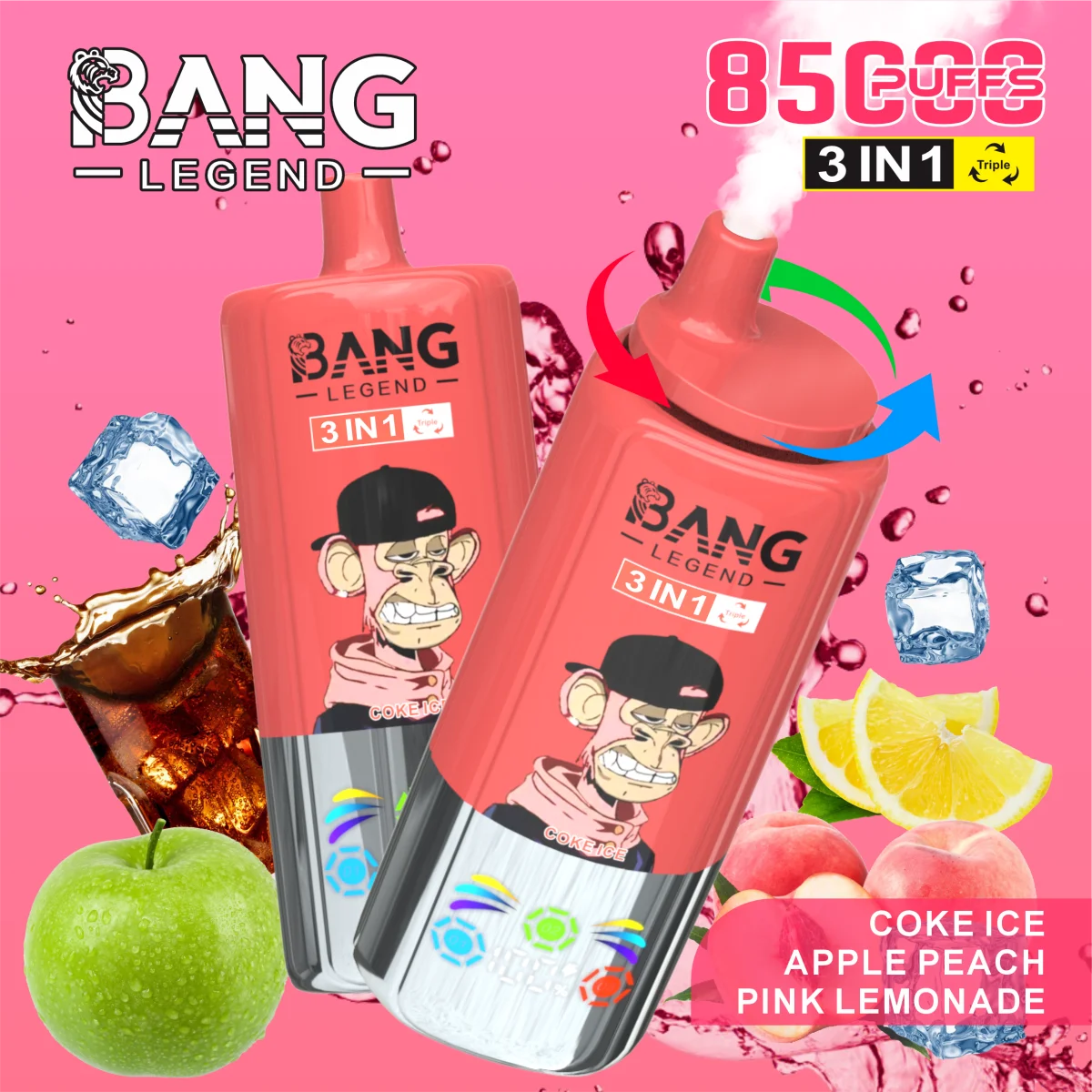 Bang Leader 85K Puffs 3in1 - Image 3