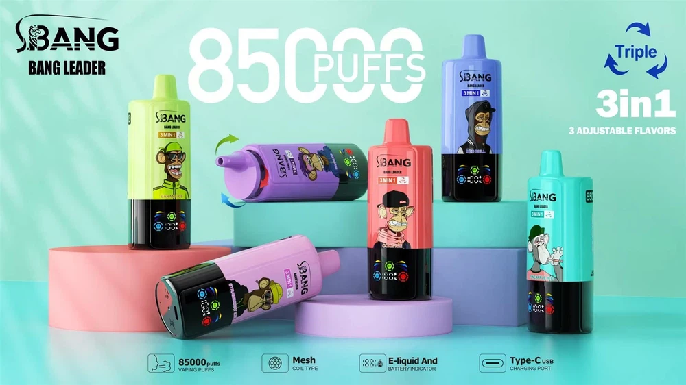 Електронна цигара Bang Leader 85K Puffs 3 in 1 - Вейп магазин Електронна цигара Bang Leader 85K Puffs 3 in 1 - Онлайн магазин