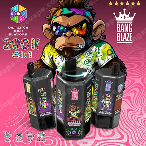BANG BLAZE 200K Puffs 6in1 - Image 6