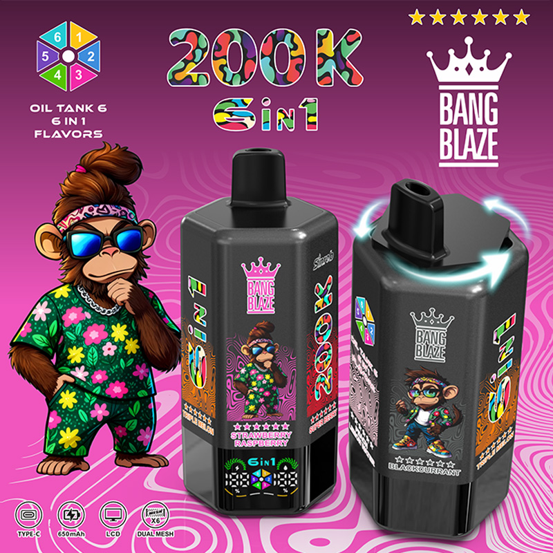 BANG BLAZE 200K Puffs 6in1 - Image 4