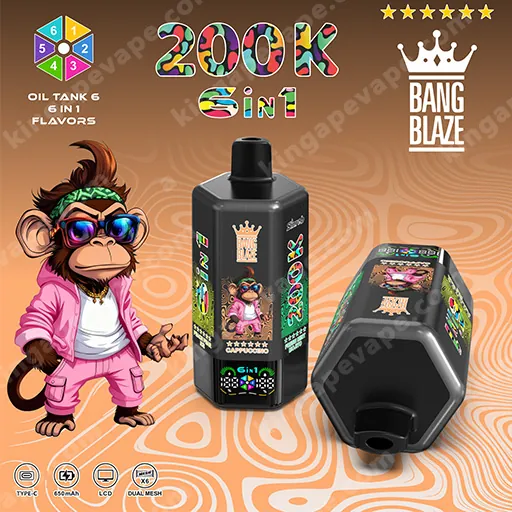 BANG BLAZE 200K Puffs 6in1 - Image 2